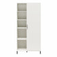 Versa 36" Wide Cabinet with 1 Door, White - White