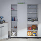Versa 36" Wide Cabinet with 1 Door, White - White
