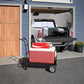 Steel 2 in 1 Hand Truck with 800 lb Weight Capacity - Black / blue