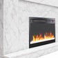 Liberty Mantel Fireplace, Marble - White marble