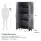 Shelby Tall Garage Cabinet 2 Door - Graphite