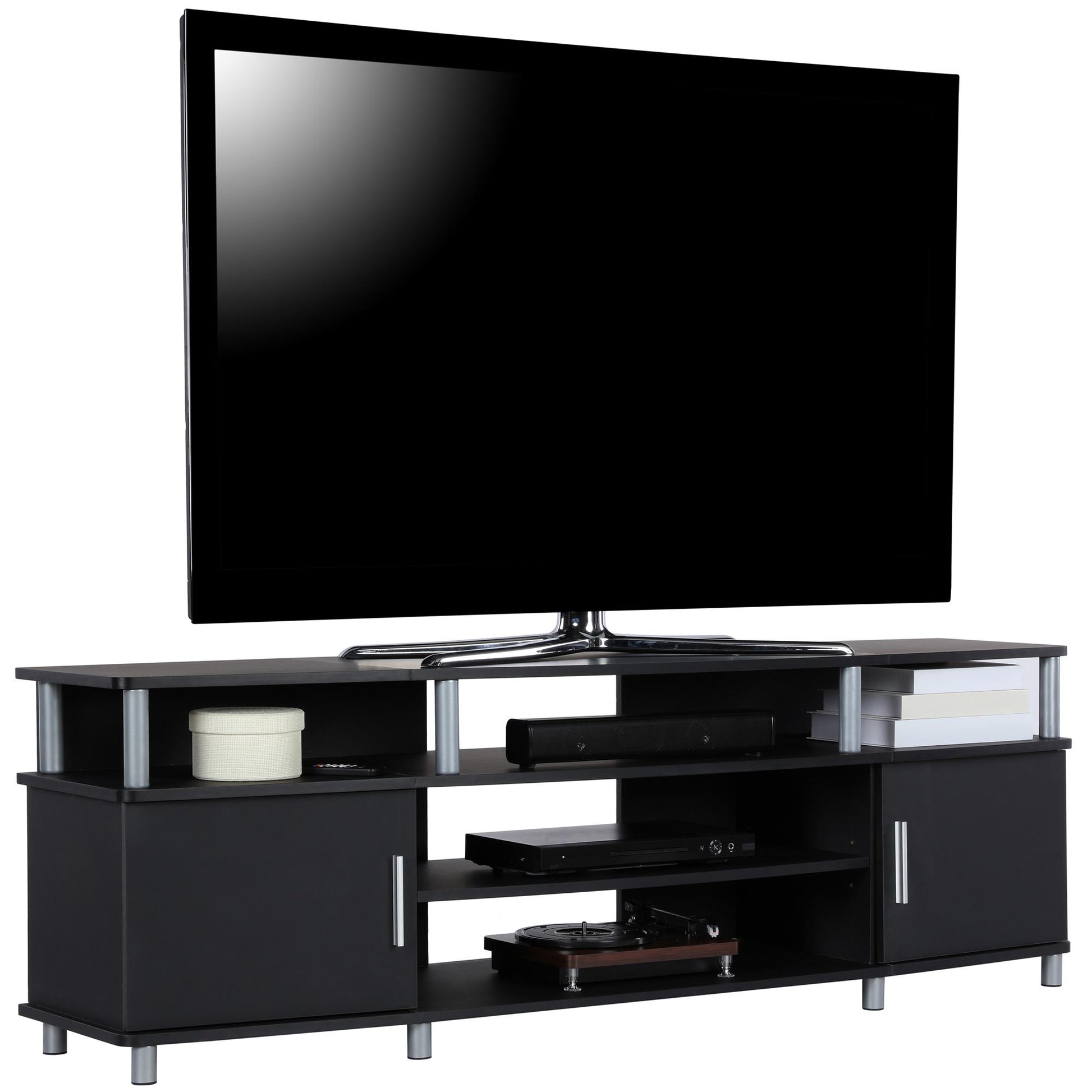 Carson Contemporary TV Stand for TVs up to 70 Inch  - Black