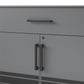 Shelby Garage Base Cabinet 2 Door/1 Drawer, Graphite - Graphite