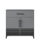 Shelby Garage Base Cabinet 2 Door/1 Drawer, Graphite - Graphite