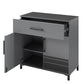 Shelby Garage Base Cabinet 2 Door/1 Drawer, Graphite - Graphite