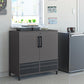 Shelby Garage Base Cabinet 2 Door - Graphite