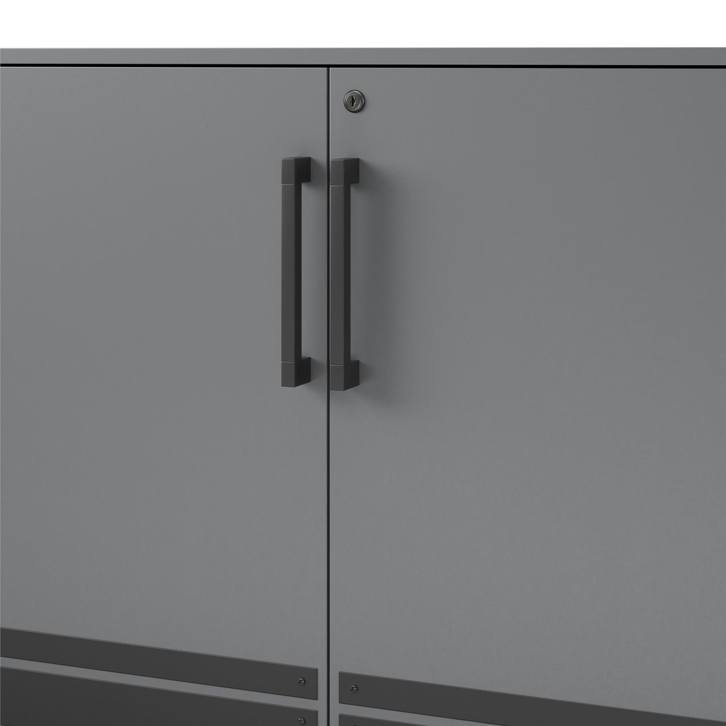 Shelby Garage Base Cabinet 2 Door - Graphite