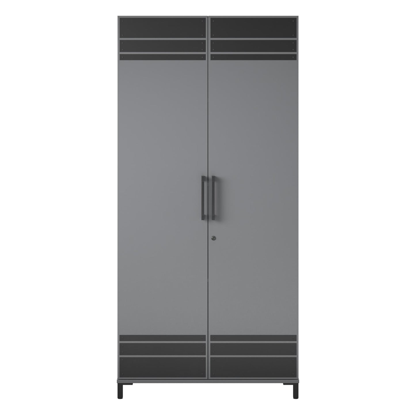 Shelby Tall Garage Cabinet 2 Door - Graphite