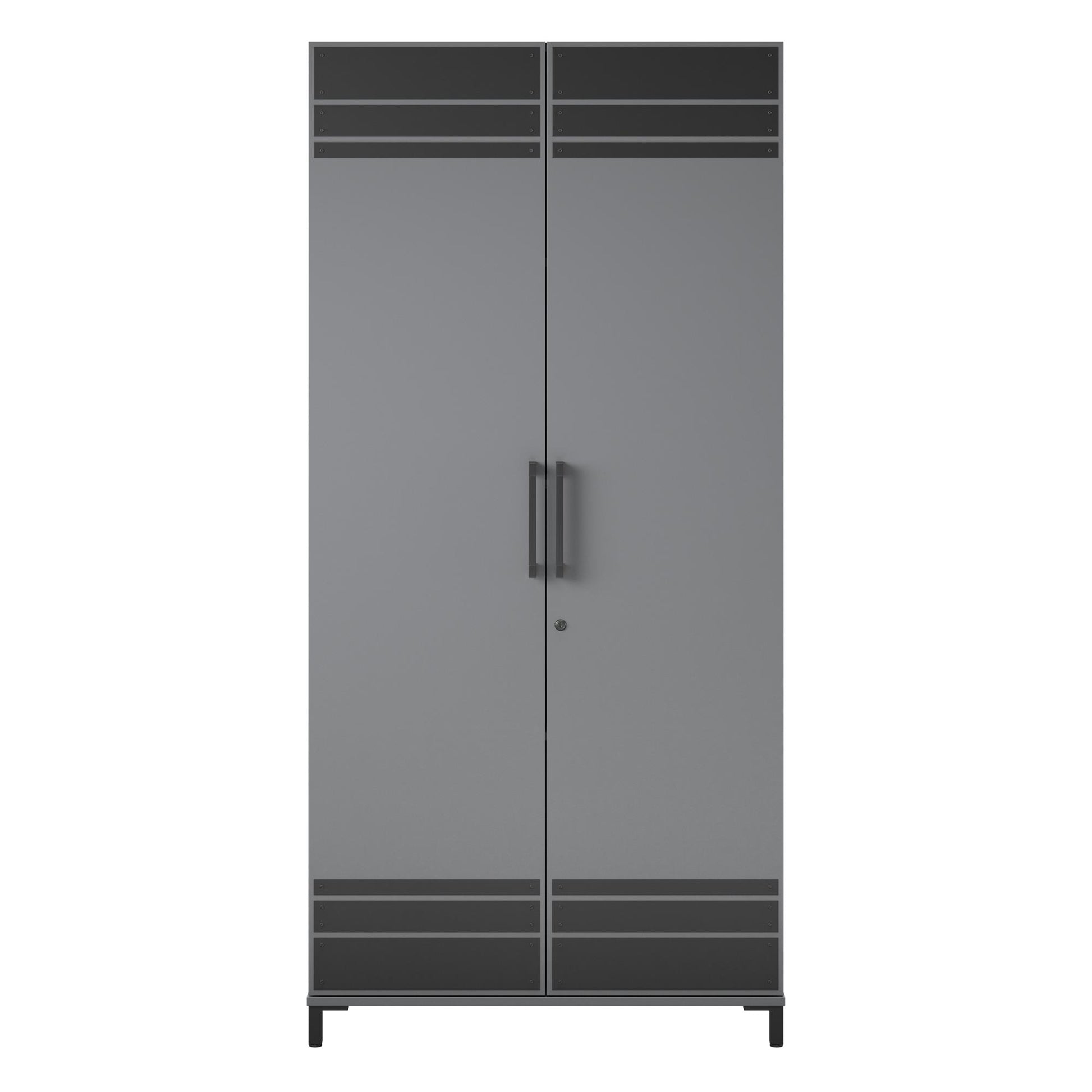 Shelby Tall Garage Cabinet 2 Door - Graphite