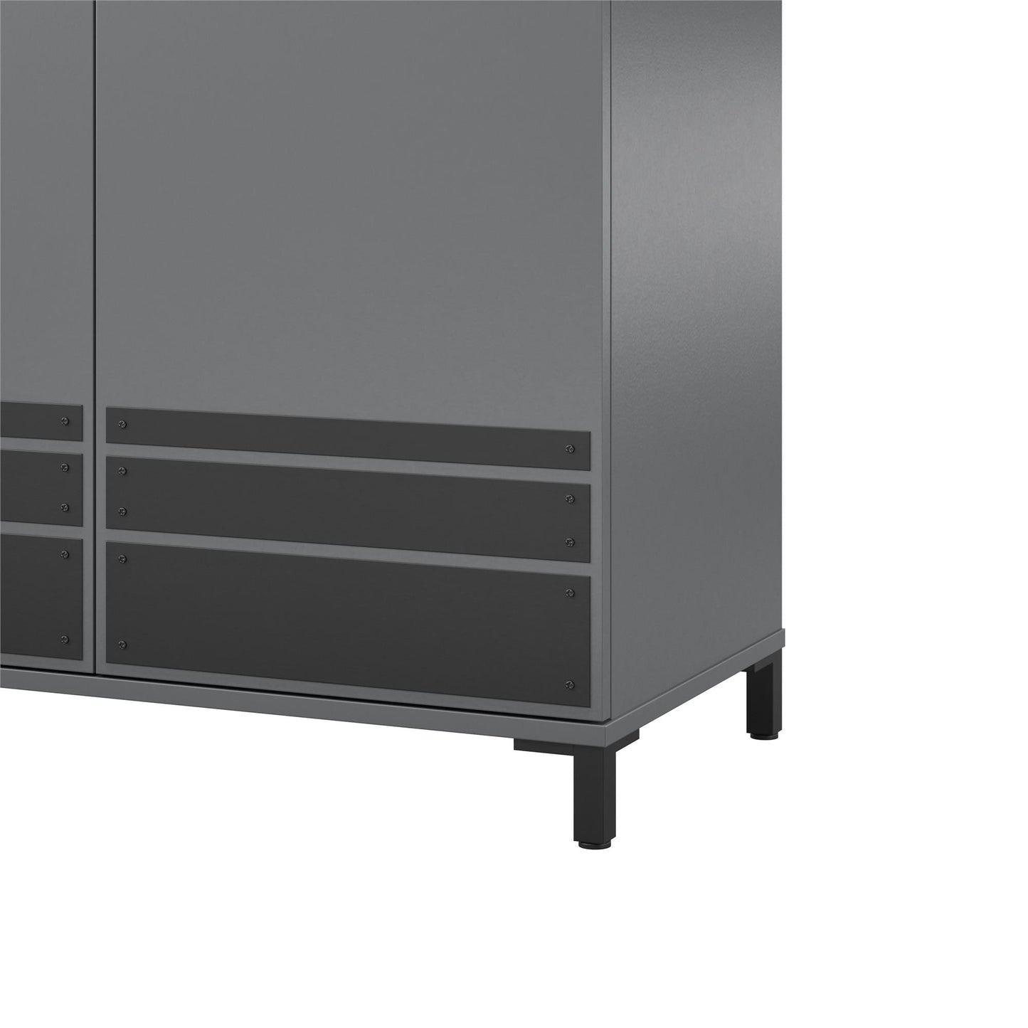 Shelby Tall Garage Cabinet 2 Door - Graphite
