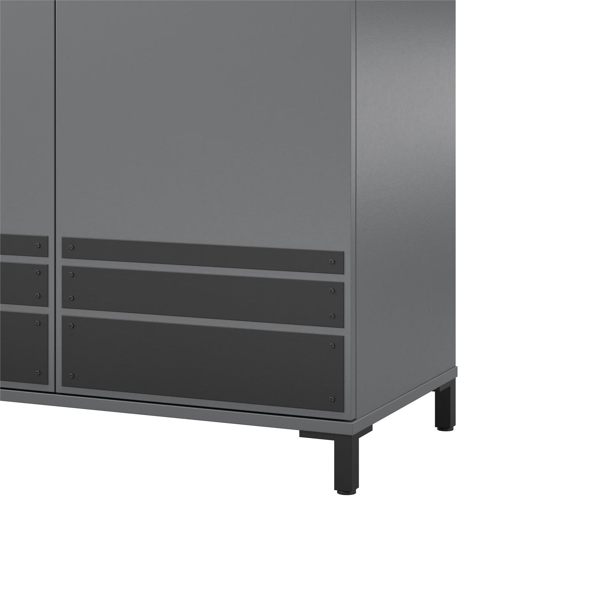 Shelby Tall Garage Cabinet 2 Door - Graphite
