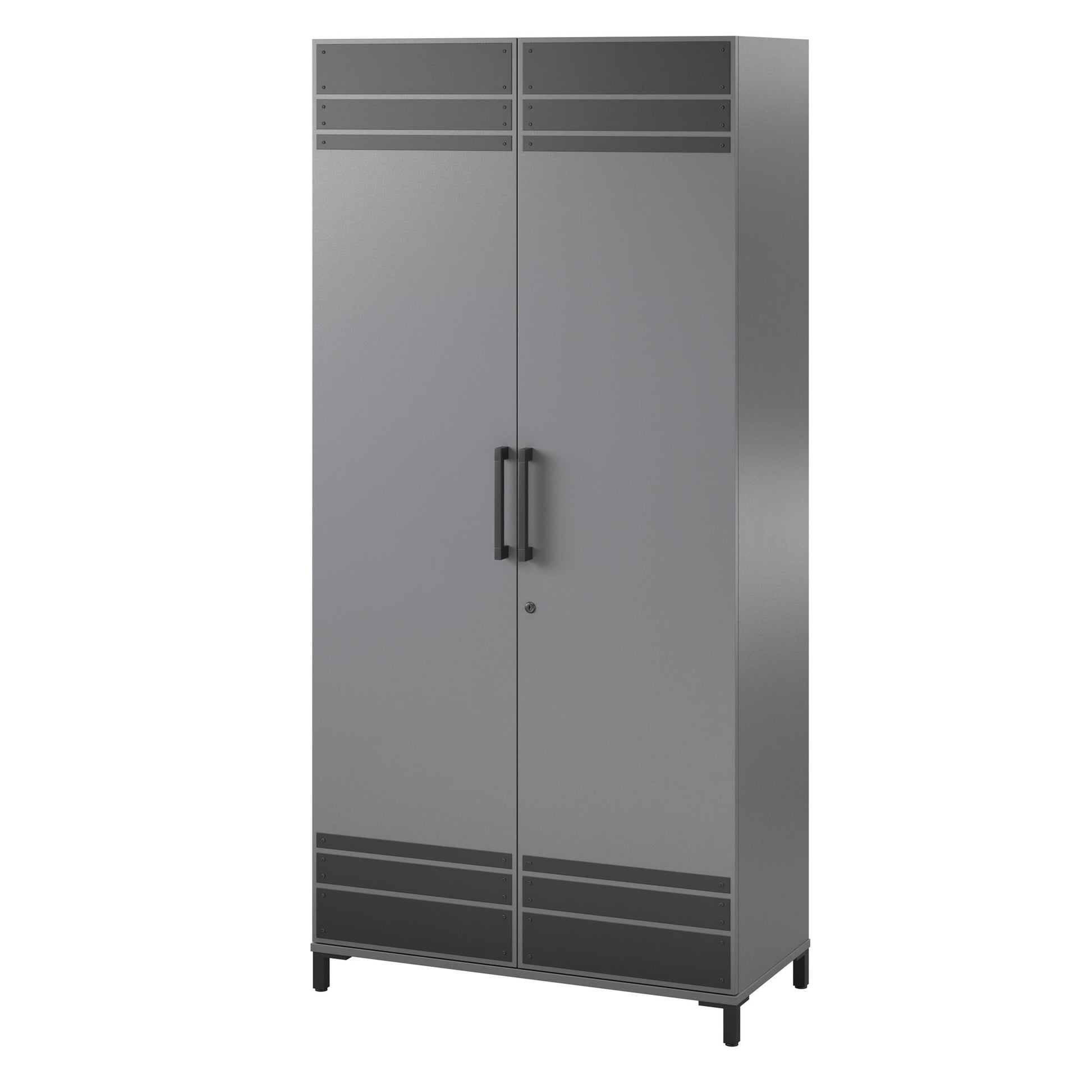 Shelby Tall Garage Cabinet 2 Door - Graphite