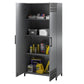 Shelby Tall Garage Cabinet 2 Door - Graphite