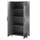 Shelby Tall Garage Cabinet 2 Door - Graphite