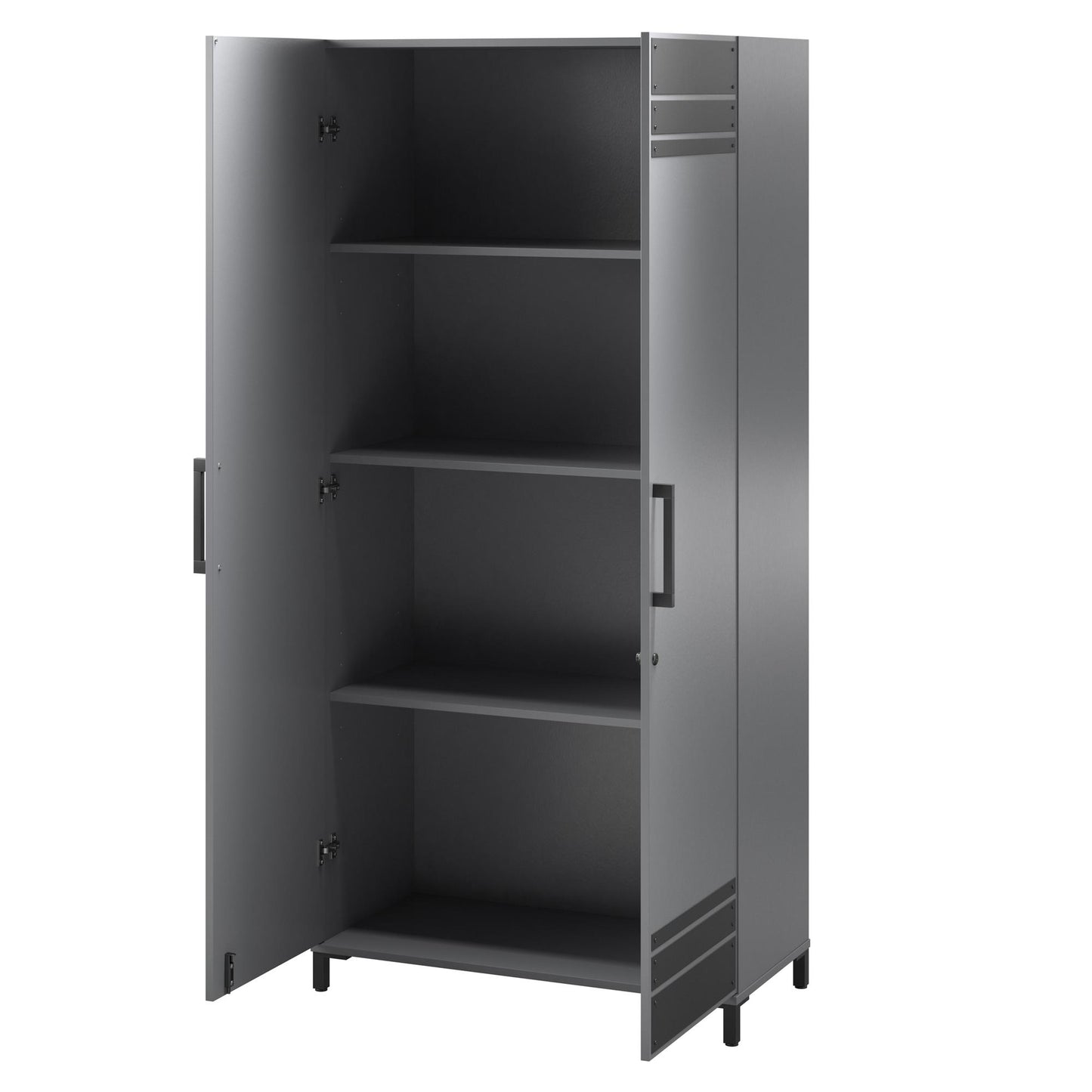 Shelby Tall Garage Cabinet 2 Door - Graphite