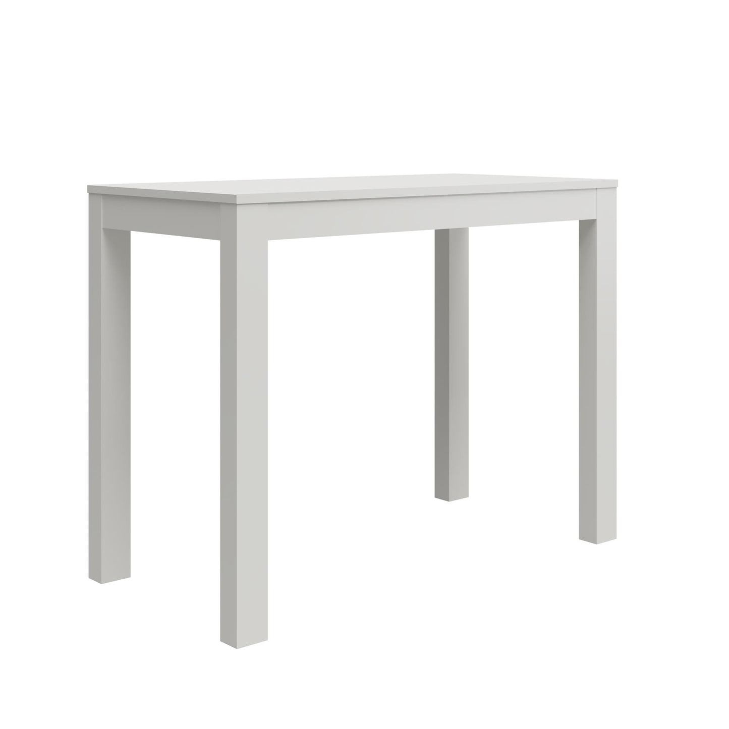 Parsons Minimalistic Desk with Drawer - White
