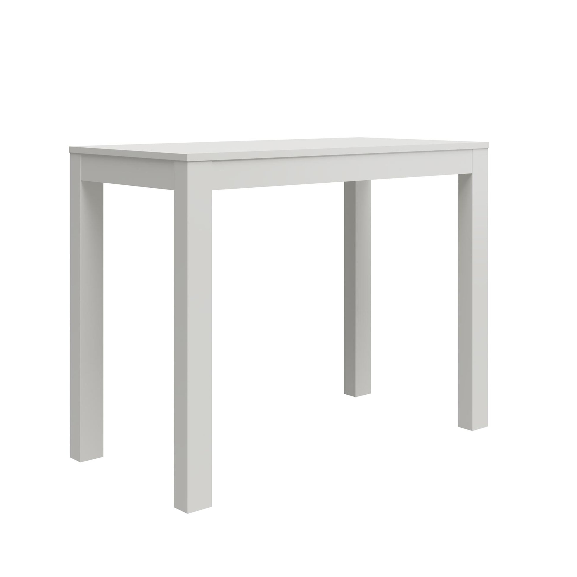 Parsons Minimalistic Desk with Drawer - White