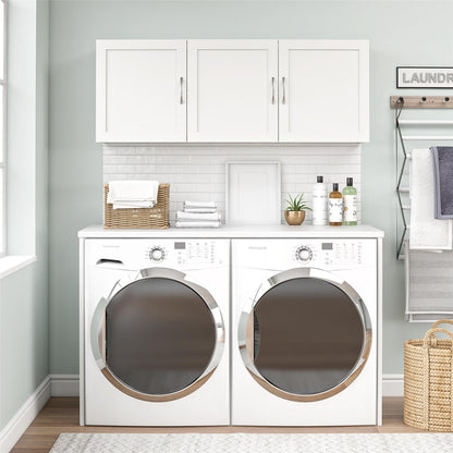 Basin Framed 54" Wall Cabinet - White