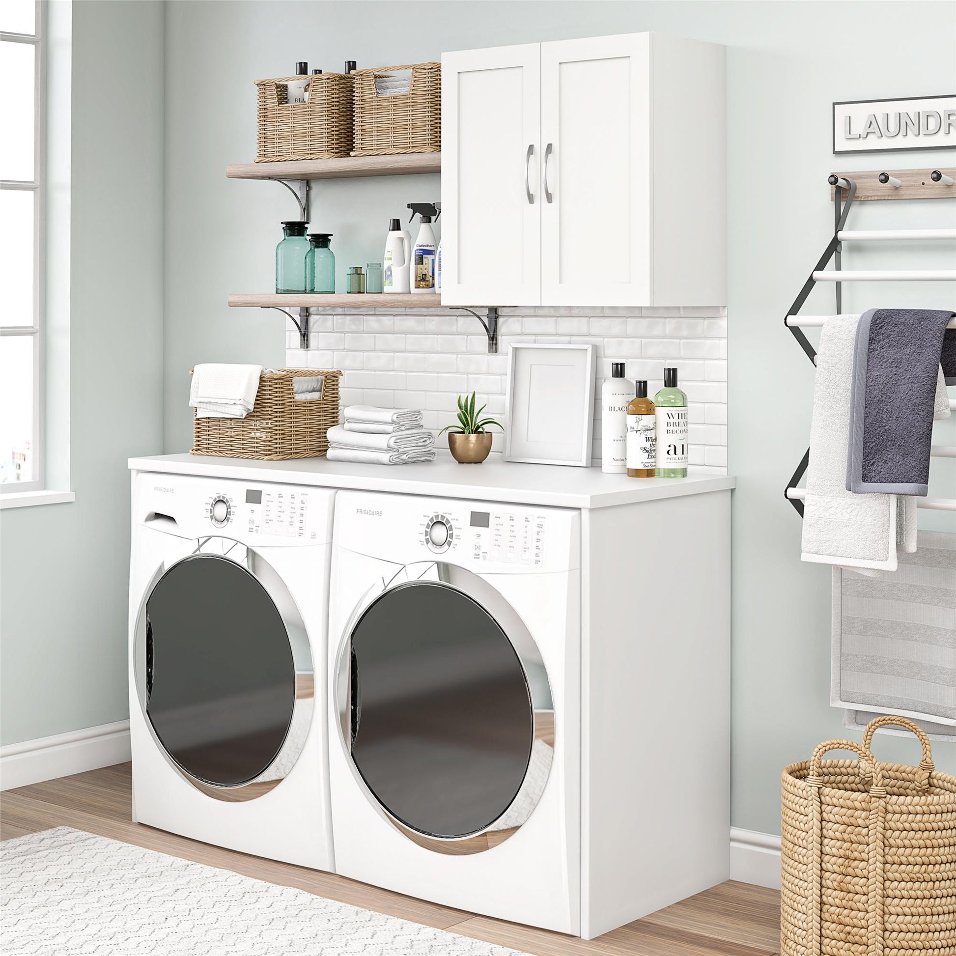 Basin Framed 24" Wall Cabinet - White
