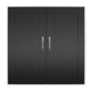 Basin Framed 24" Wall Cabinet - Black