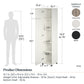 Callahan 16 Inch Multipurpose Utility Storage Cabinet - White