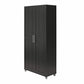 Camberly Framed 36" Utility Storage Cabinet, Black Oak - Black Oak