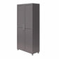 Camberly Framed 36" Utility Storage Cabinet, Graphite Gray - Graphite Grey