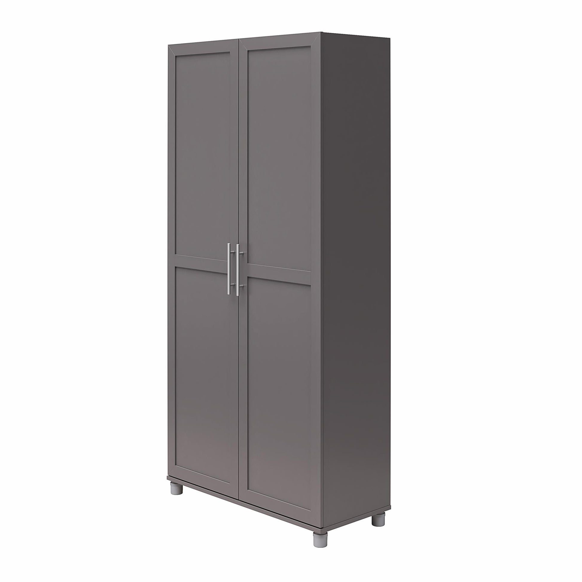 Camberly Framed 36" Utility Storage Cabinet, Graphite Gray - Graphite Grey