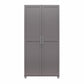 Camberly Framed 36" Utility Storage Cabinet, Graphite Gray - Graphite Grey
