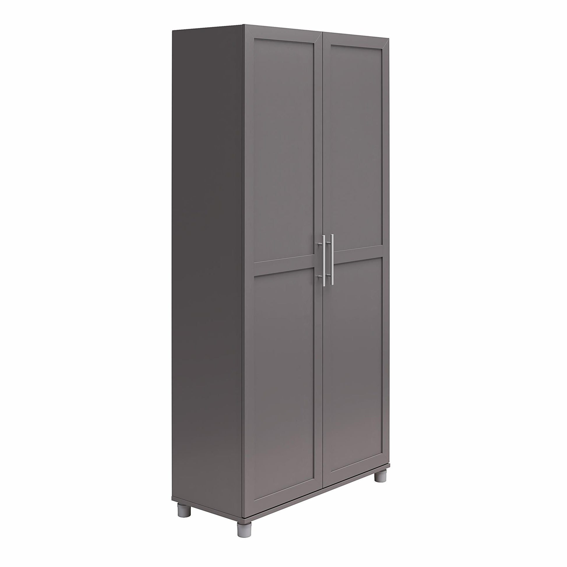 Camberly Framed 36" Utility Storage Cabinet, Graphite Gray - Graphite Grey