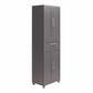 Camberly Framed 4 Door/1 Drawer Storage Cabinet, Graphite Gray - Graphite Grey