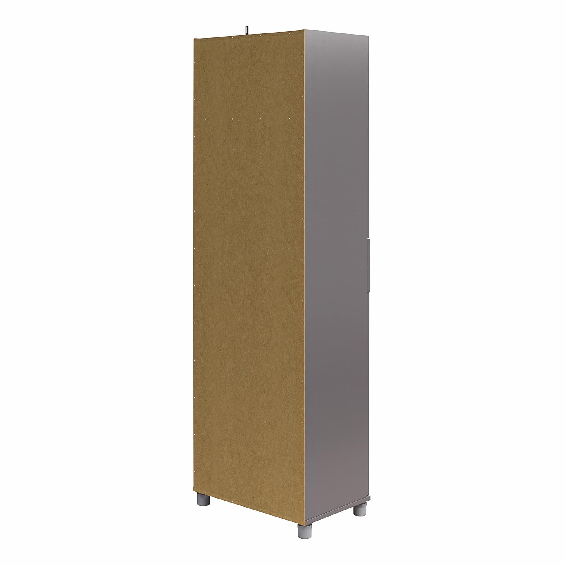 Camberly Framed 4 Door/1 Drawer Storage Cabinet, Graphite Gray - Graphite Grey