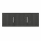 Camberly Framed 54" Wall Cabinet, Black Oak - Black Oak