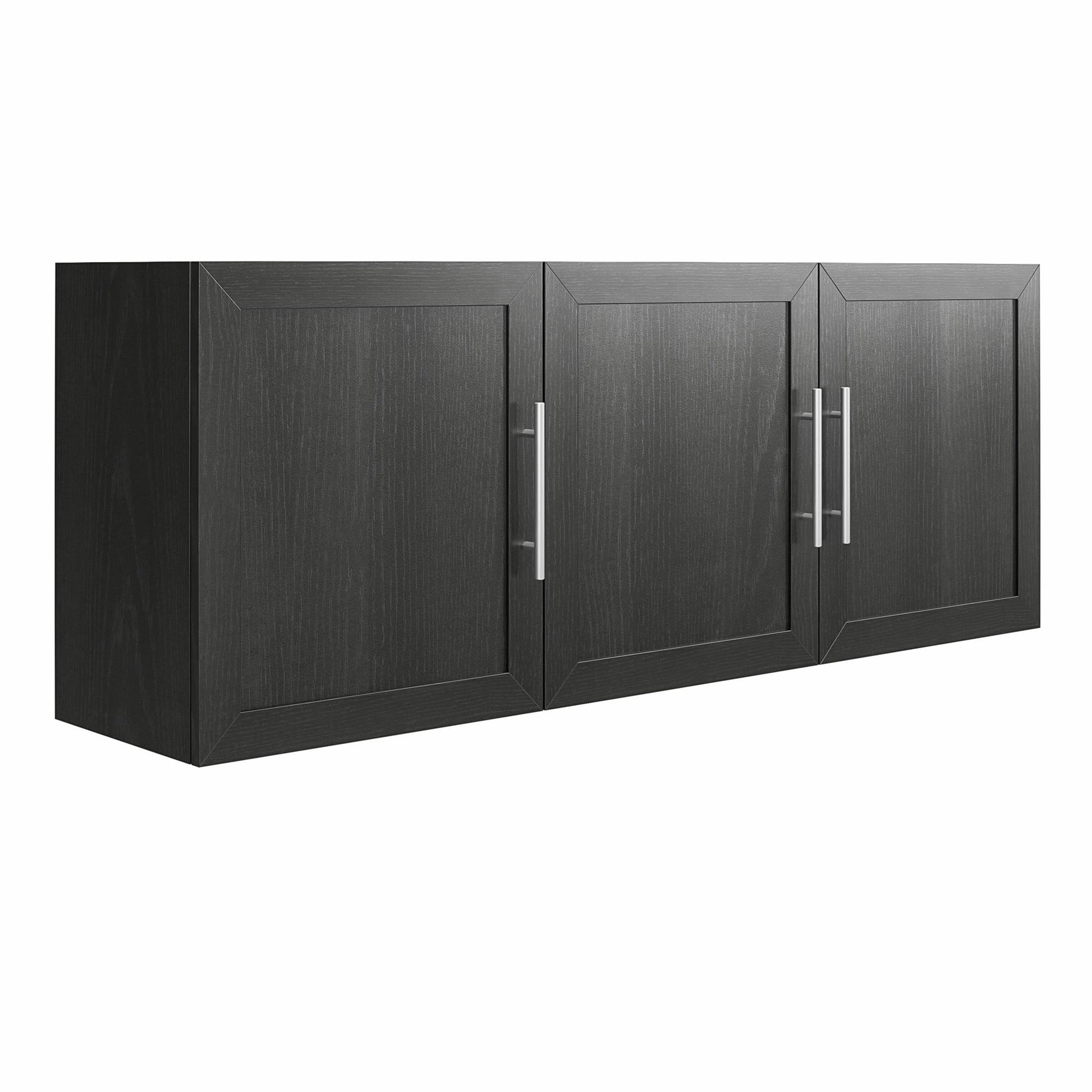 Camberly Framed 54" Wall Cabinet, Black Oak - Black Oak