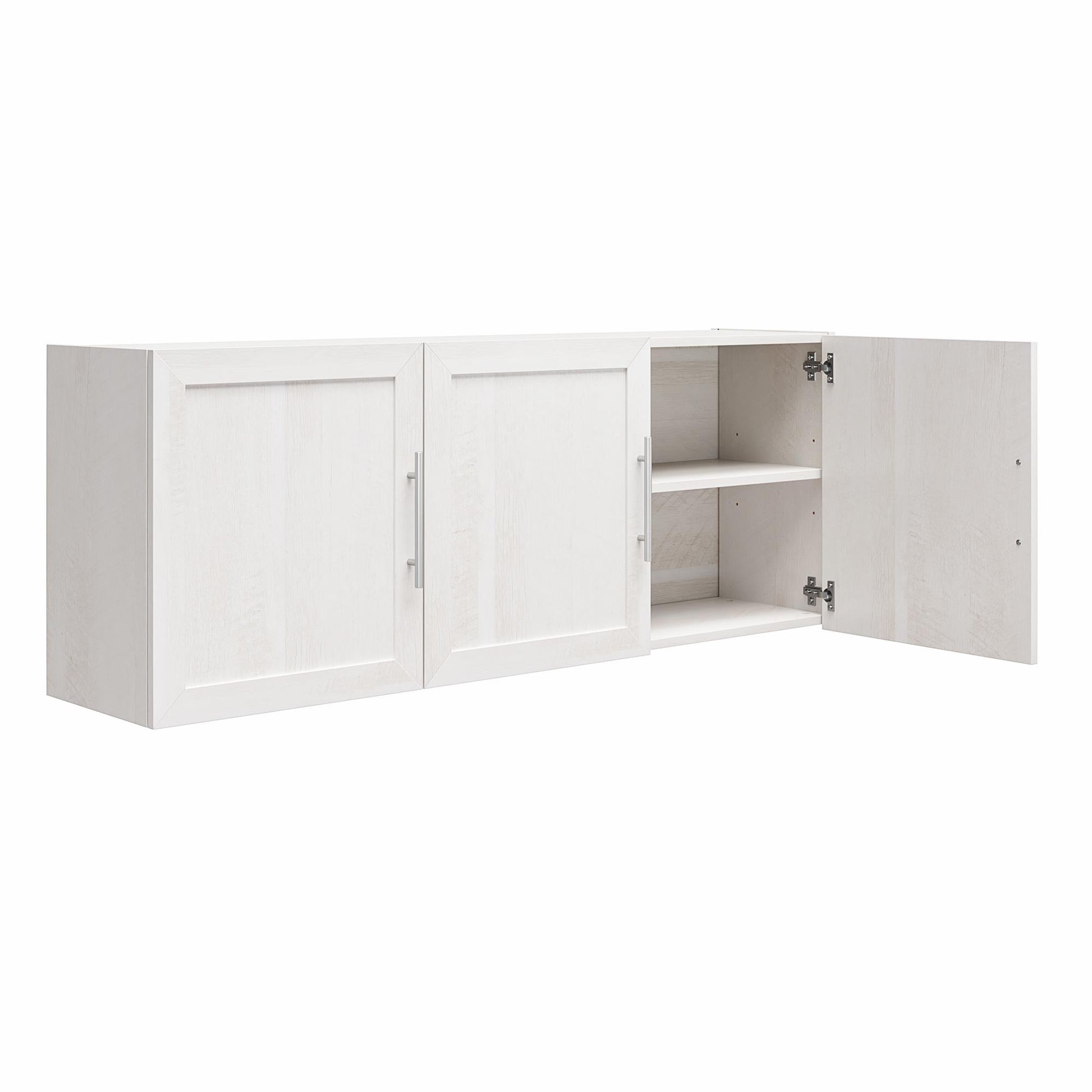 Camberly Framed 54" Wall Cabinet, Ivory Oak - Ivory Oak