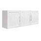 Camberly Framed 54" Wall Cabinet, Ivory Oak - Ivory Oak