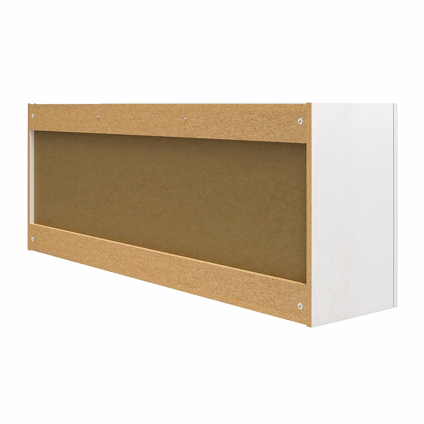 Camberly Framed 54" Wall Cabinet, Ivory Oak - Ivory Oak
