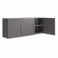 Camberly Framed 54" Wall Cabinet, Graphite Gray - Graphite Grey