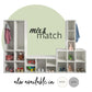 Jocelyn Kids Coat Rack with 9 Cube Storage and 4 Metal Hooks - White