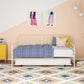 Novogratz Bright Pop Metal Daybed with Trundle, Full/Twin, Off White - Off White - Full-Over-Twin
