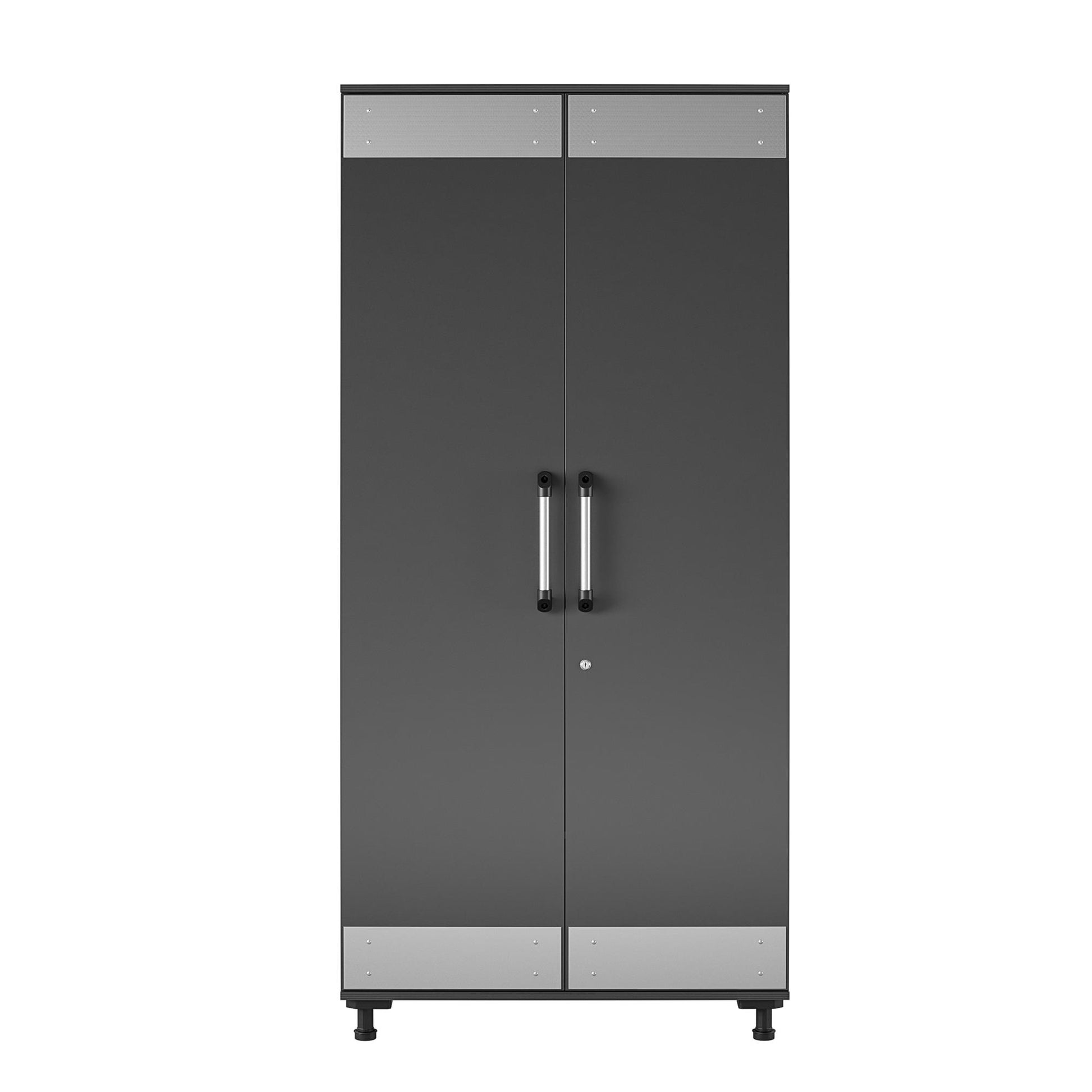 Boss Tall Storage Cabinet - Dark Gray