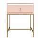 Effie Nightstand - Pale Pink