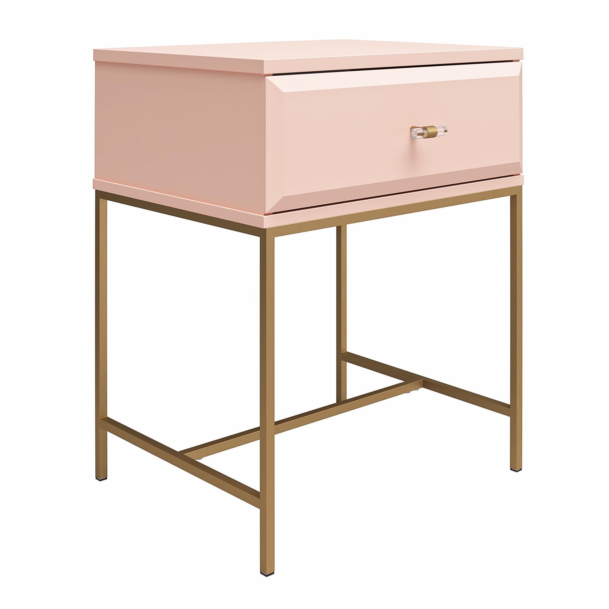 Effie Nightstand - Pale Pink