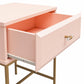 Effie Nightstand - Pale Pink