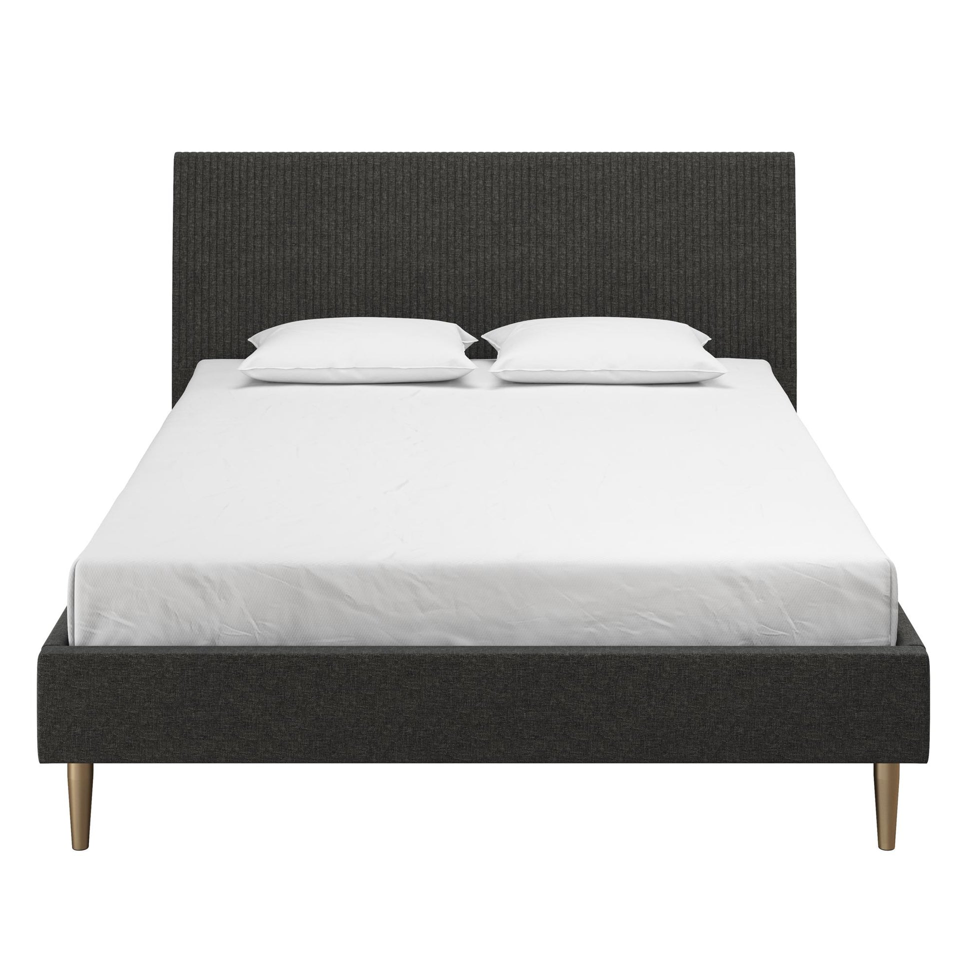Daphne Upholstered Bed - Dark Gray - Full