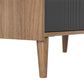 Magnolia Record Stand, Walnut/Black - Walnut