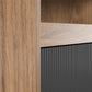 Magnolia Record Stand, Walnut/Black - Walnut