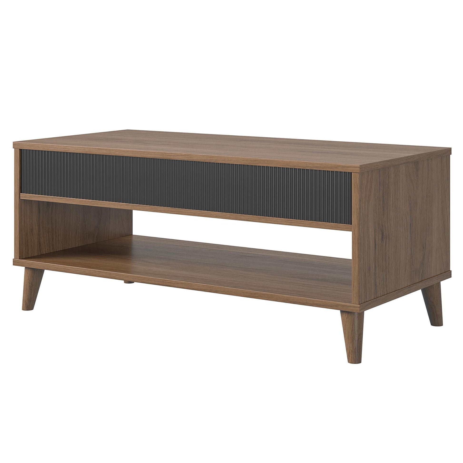 Magnolia Lift Top Coffee Table, Walnut/Black - Walnut