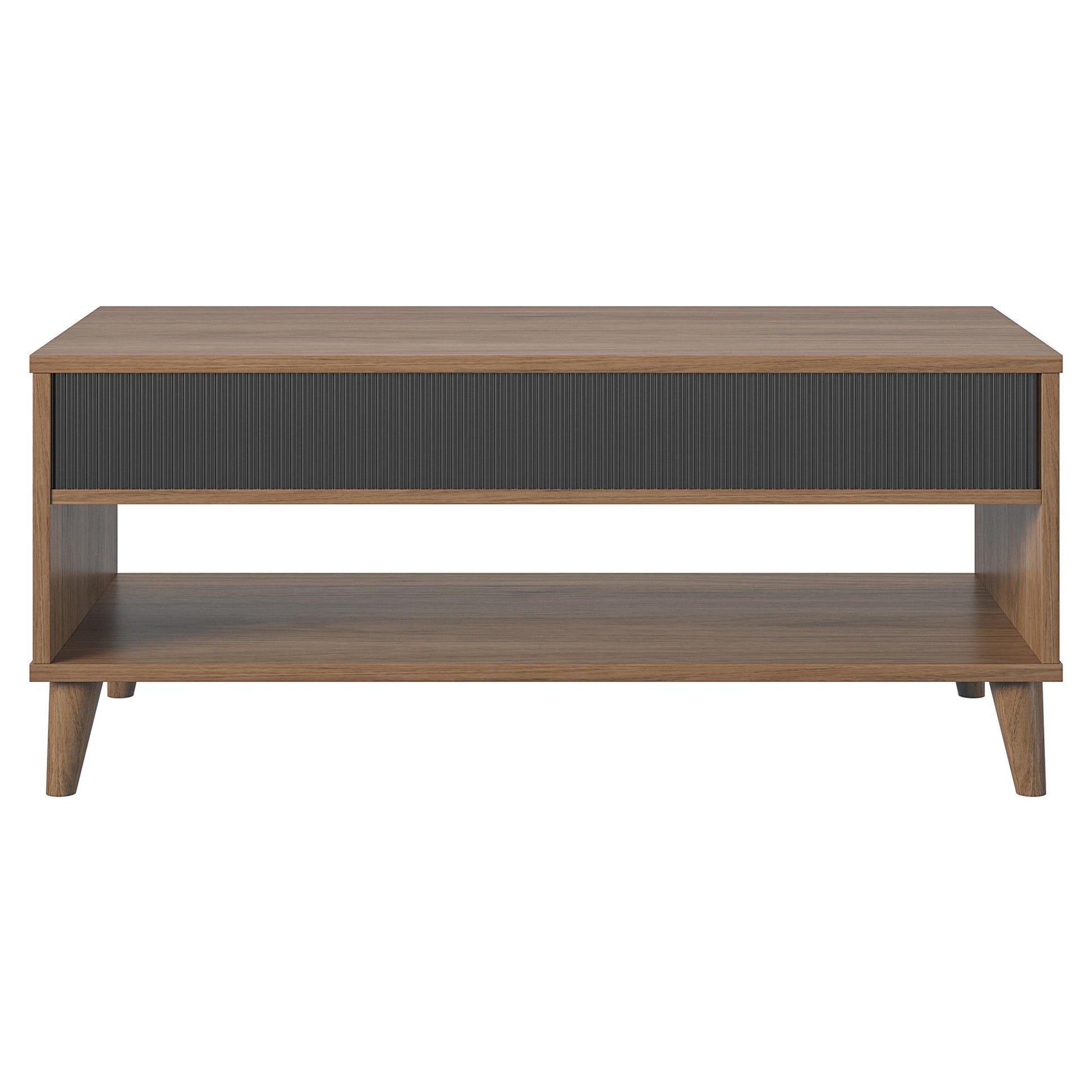 Magnolia Lift Top Coffee Table, Walnut/Black - Walnut