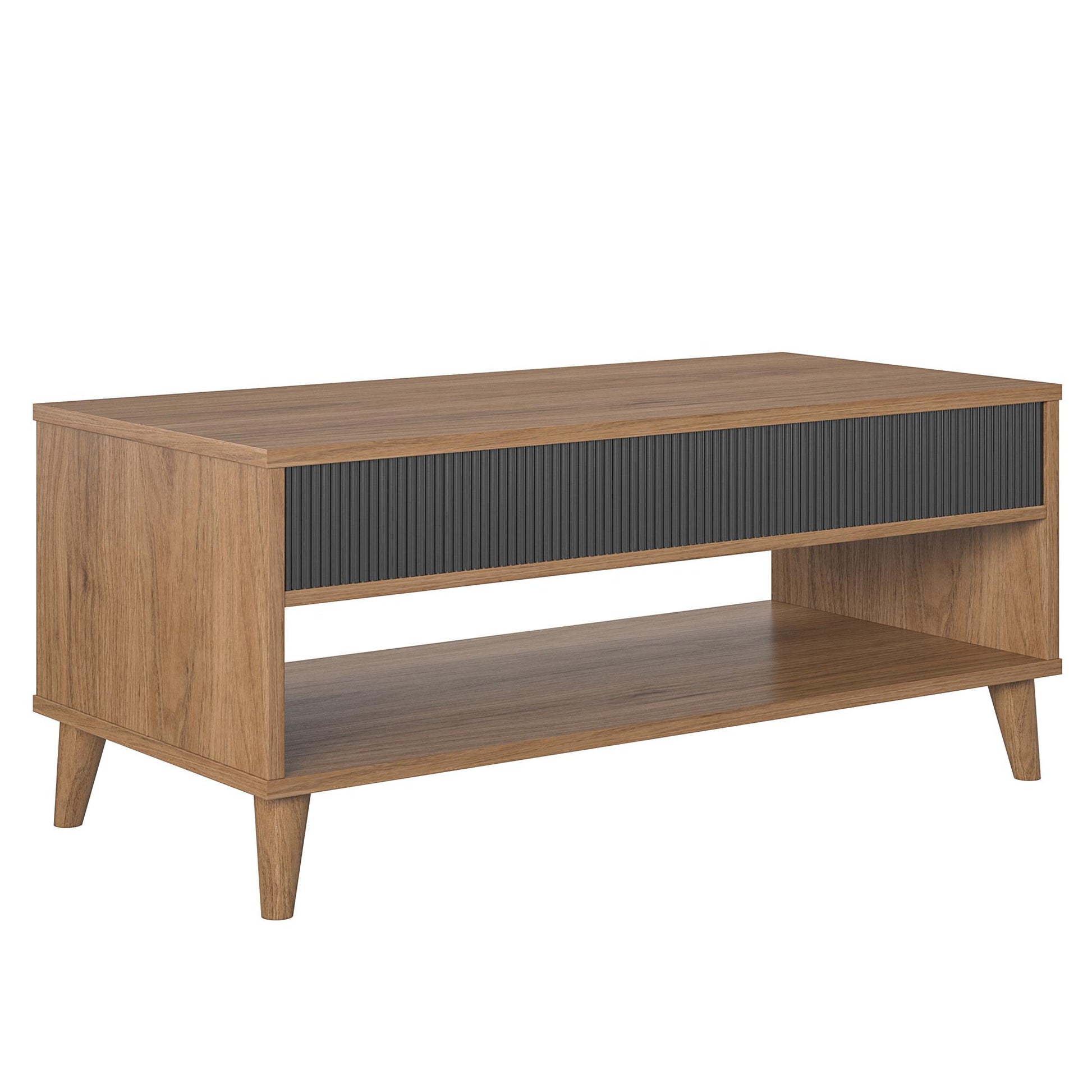Magnolia Lift Top Coffee Table, Walnut/Black - Walnut